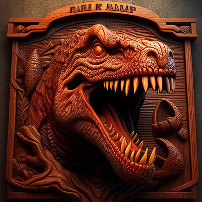 3D модель Гра Jurassic Park Rampage Edition (STL)